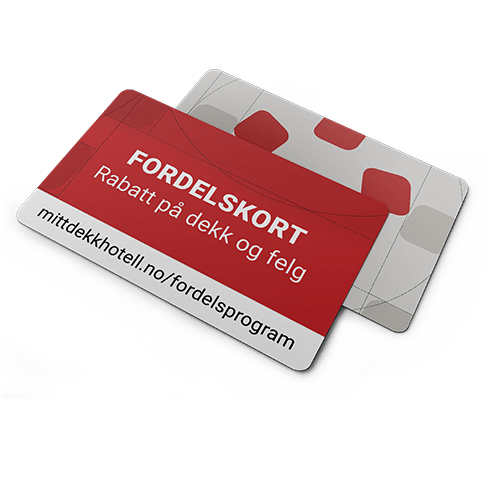 Fordelsprogram hos Mitt Dekkhotell Fordelsprogram hos Mitt Dekkhotell